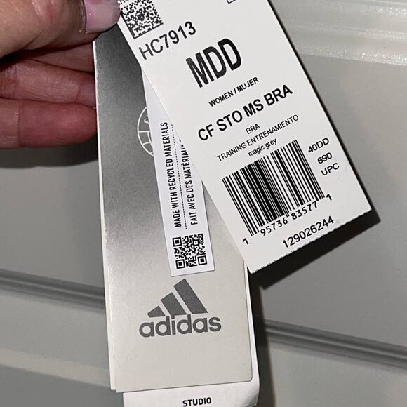 Adidas Coreflow Medium Support Sports Bra, Size M D-DD - Picture 7 of 7